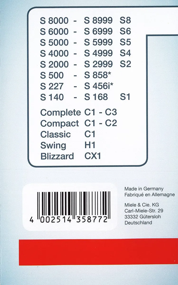 Miele SBB 400-3 Parketborstel - Wit