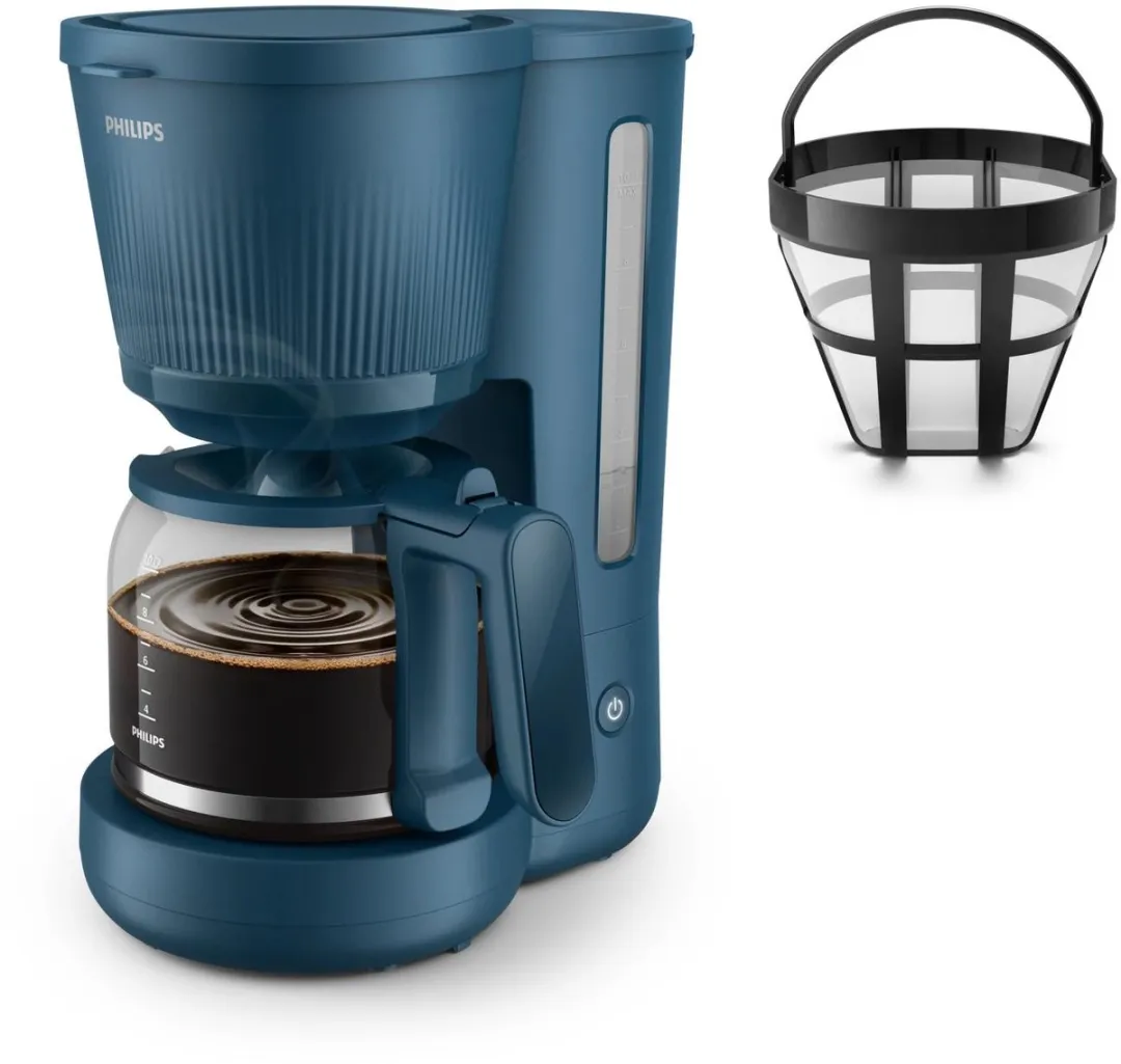 Philips HD7411/70 Drip Koffiemachine - 8 Kopjes - 1080W - Blauw