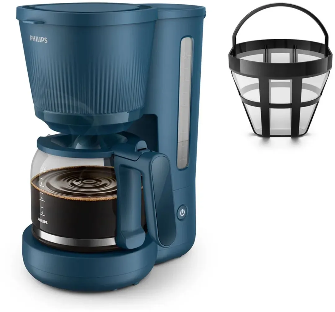 Philips HD7411/70 Drip Koffiemachine - 8 Kopjes - 1080W - Blauw