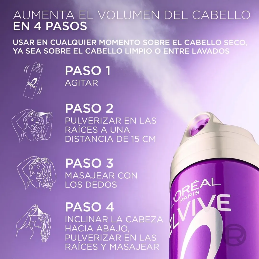 L'Oréal Paris Elvive Volumegevend Spray 200ml - Paars