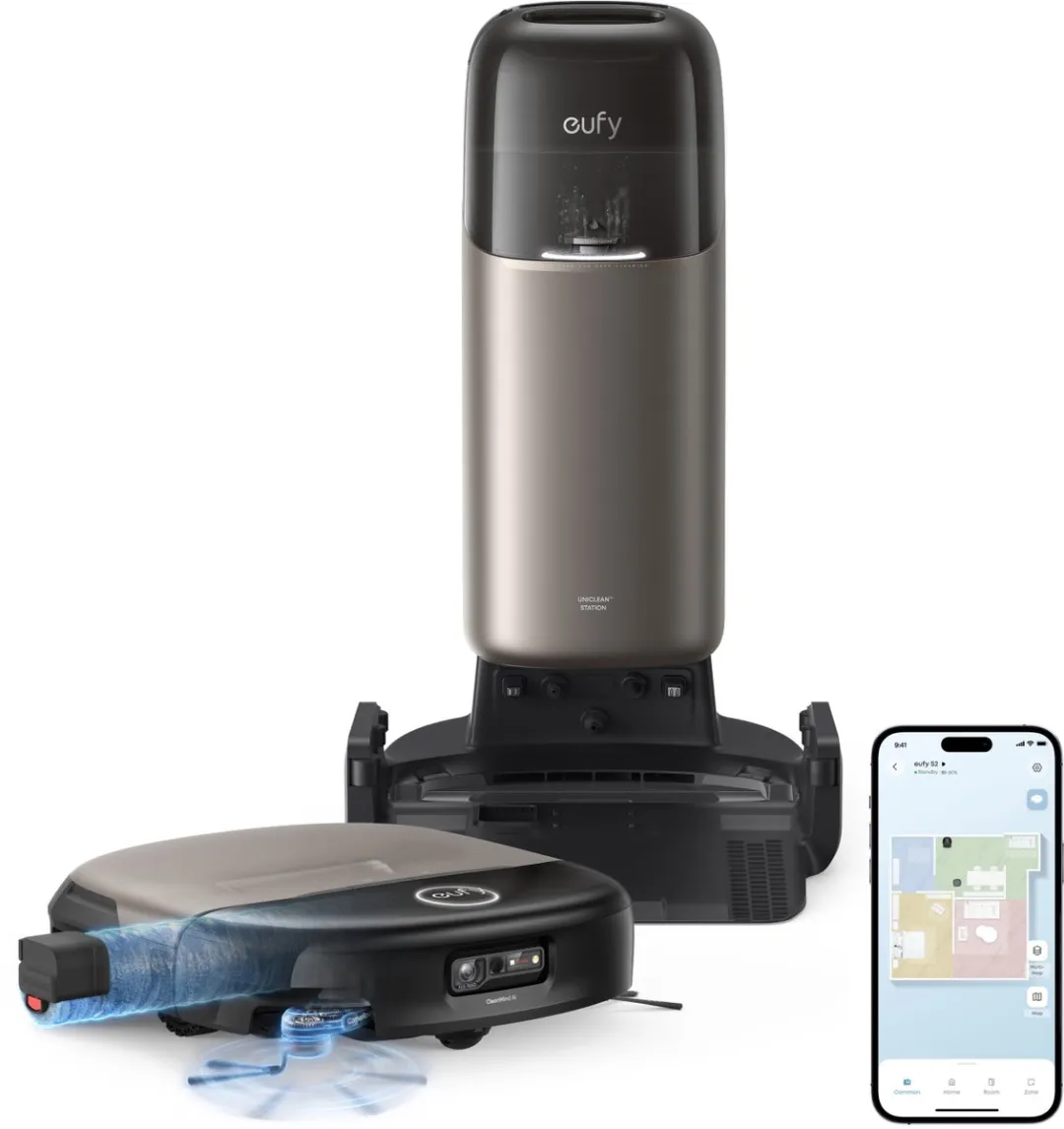 Eufy HydroJet S2 Stofzuiger- en Dweilrobot