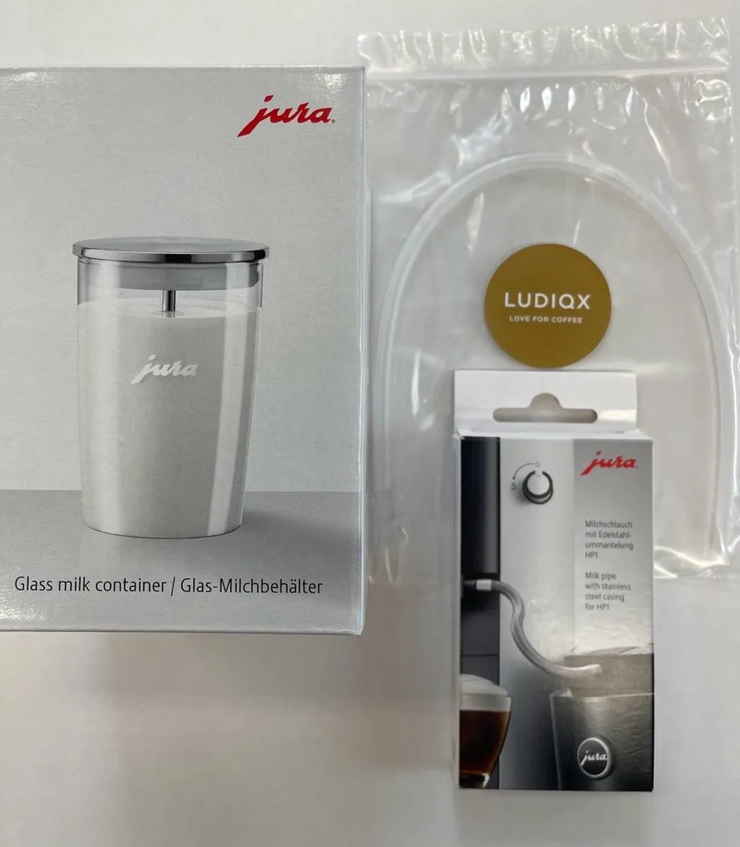 Jura Melkset Glas & RVS Melkslang HP1