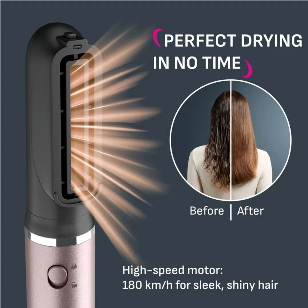 Rowenta Air Nano UB9B20 Multistyler 5-in-1 - 1700W - Ionisch - 320g - Cinnamon Pink