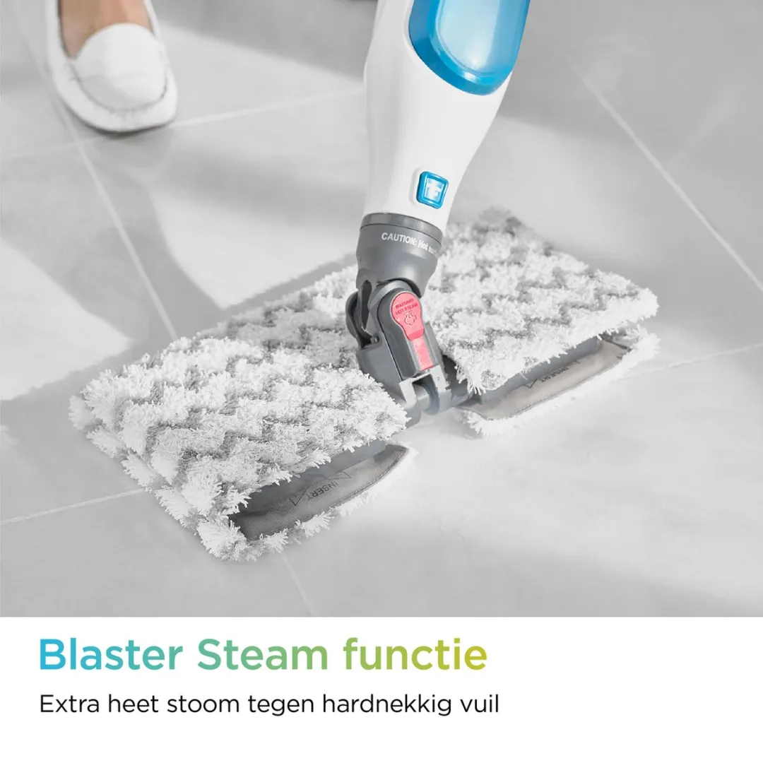 Shark S6001EU Stoomreiniger - 1050W - 0.35L - Aquablauw