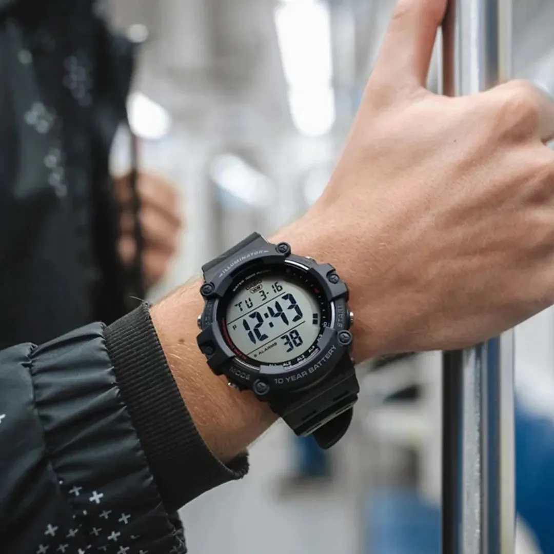 Casio AE-1500WH-1A Sport Illuminator Horloge - LED Verlichting - WR100 - afbeelding 6 van 6