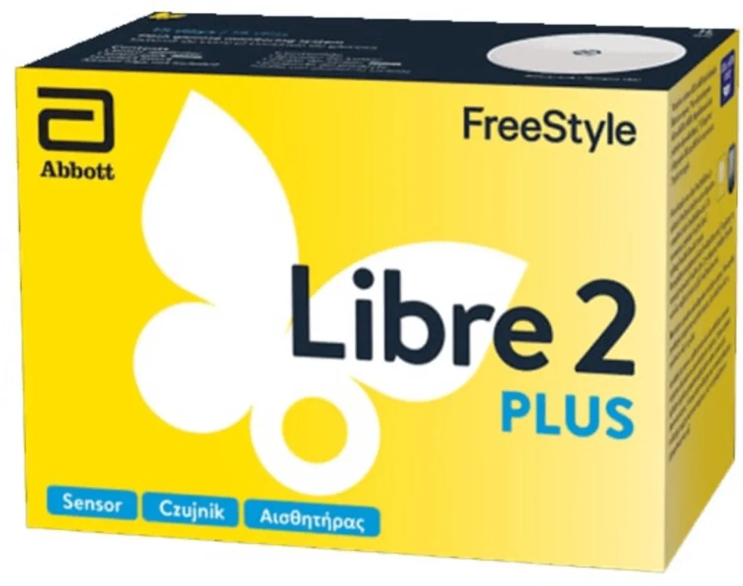 Abbott Freestyle Libre 2 PLUS Sensor - 15 Dagen - Wit/Geel