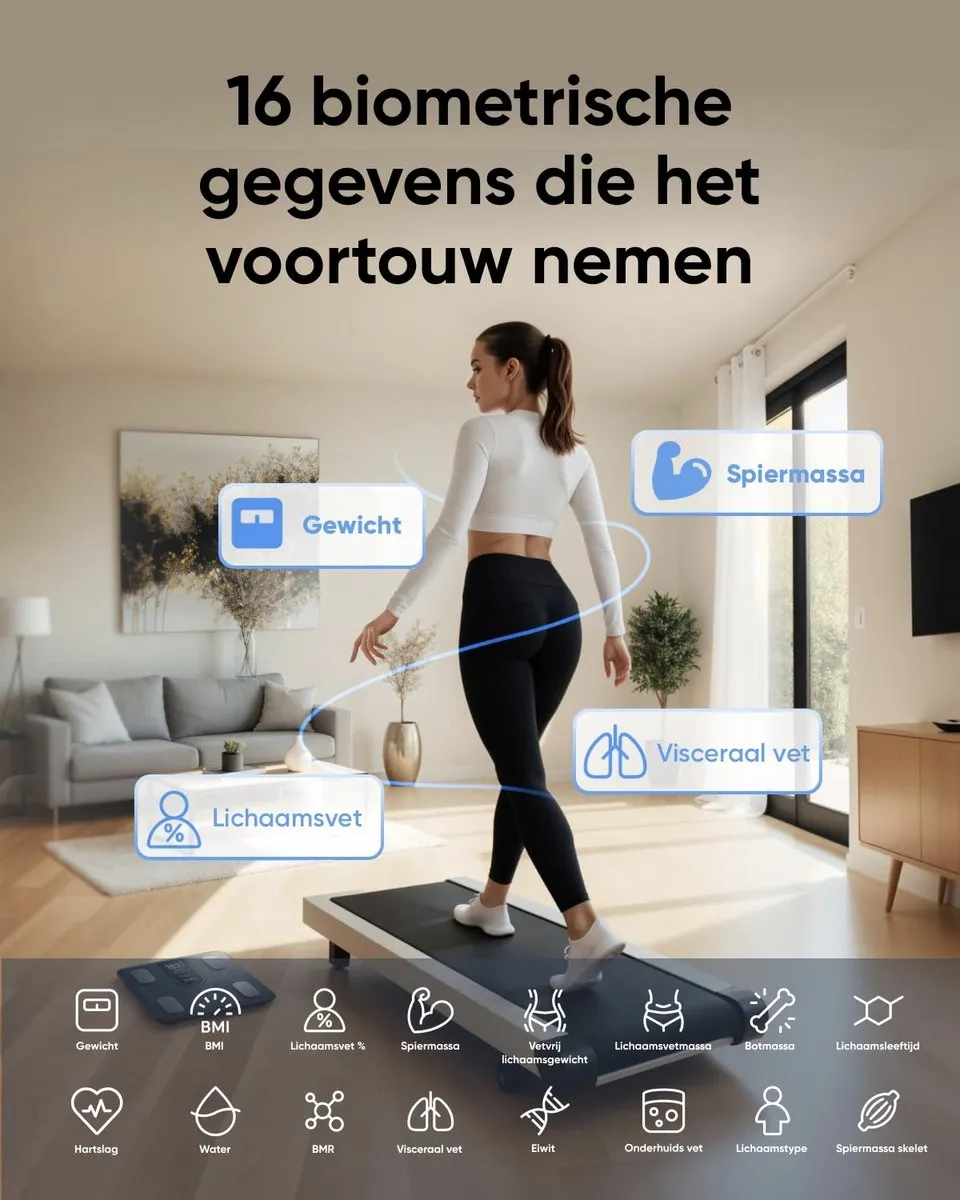 Eufy Smart Scale C20 Bluetooth-weegschaal - 182,5 kg - Zwart