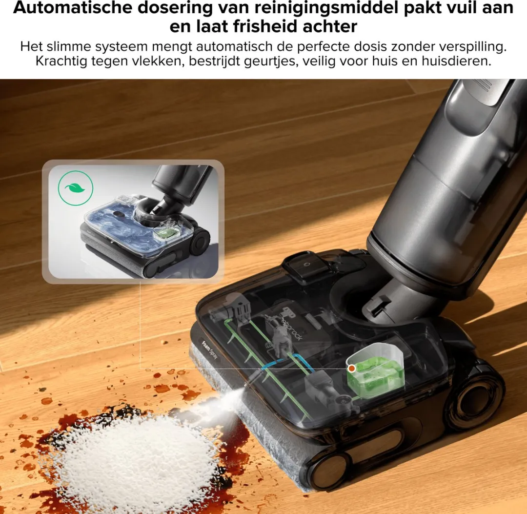 Roborock F25 ACE Pro Vloerreiniger 25.000 Pa - Zwart - afbeelding 6 van 6