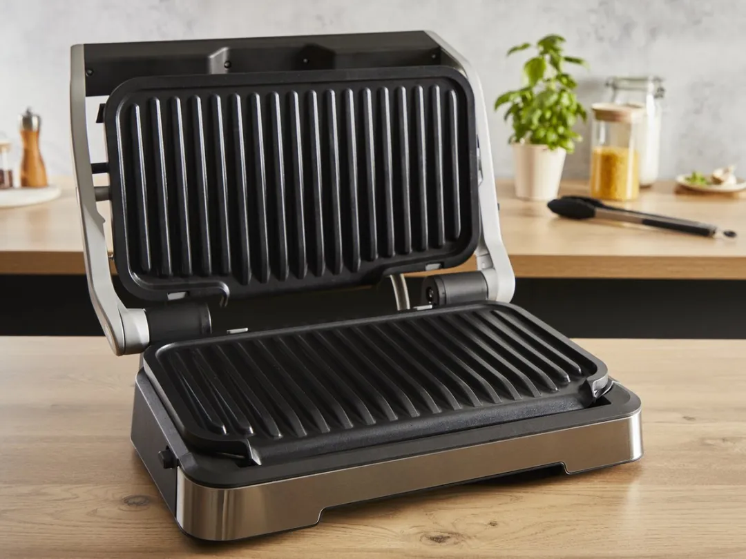 Tefal OptiGrill 2in1 GC773D10 Contactgrill - 2000W - RVS