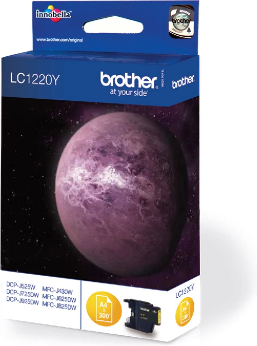Brother LC-1220Y Inktcartridge - Geel