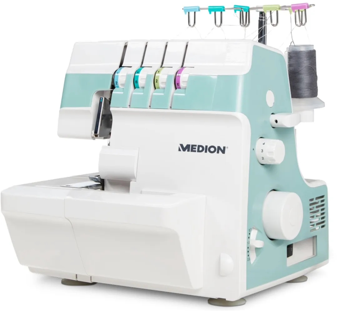 Medion SO90 Overlock Naaimachine - 1200 St/min - Turkoois
