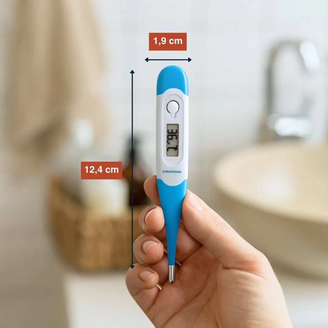 Grundig Digitale Koortsthermometer 8711252342108 - Blauw - afbeelding 6 van 6