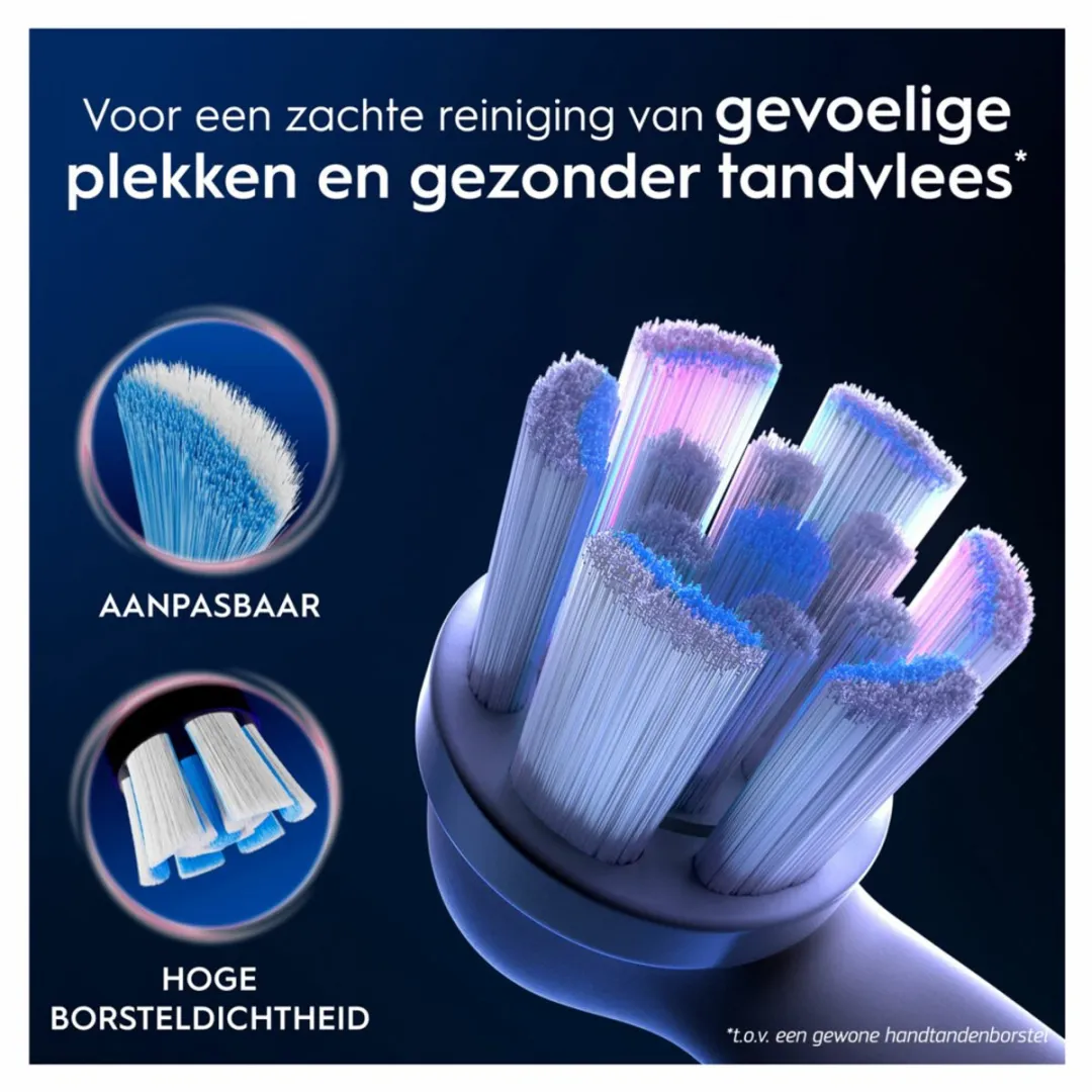 Oral-B iO Gentle Care Opzetborstels - 36 Stuks (6x6) - Wit