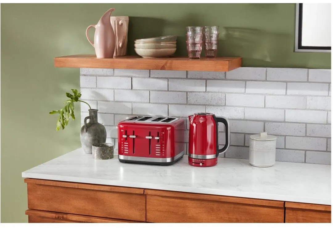 KitchenAid 5KMT4109EER Broodrooster - 4 Sleuven Rood