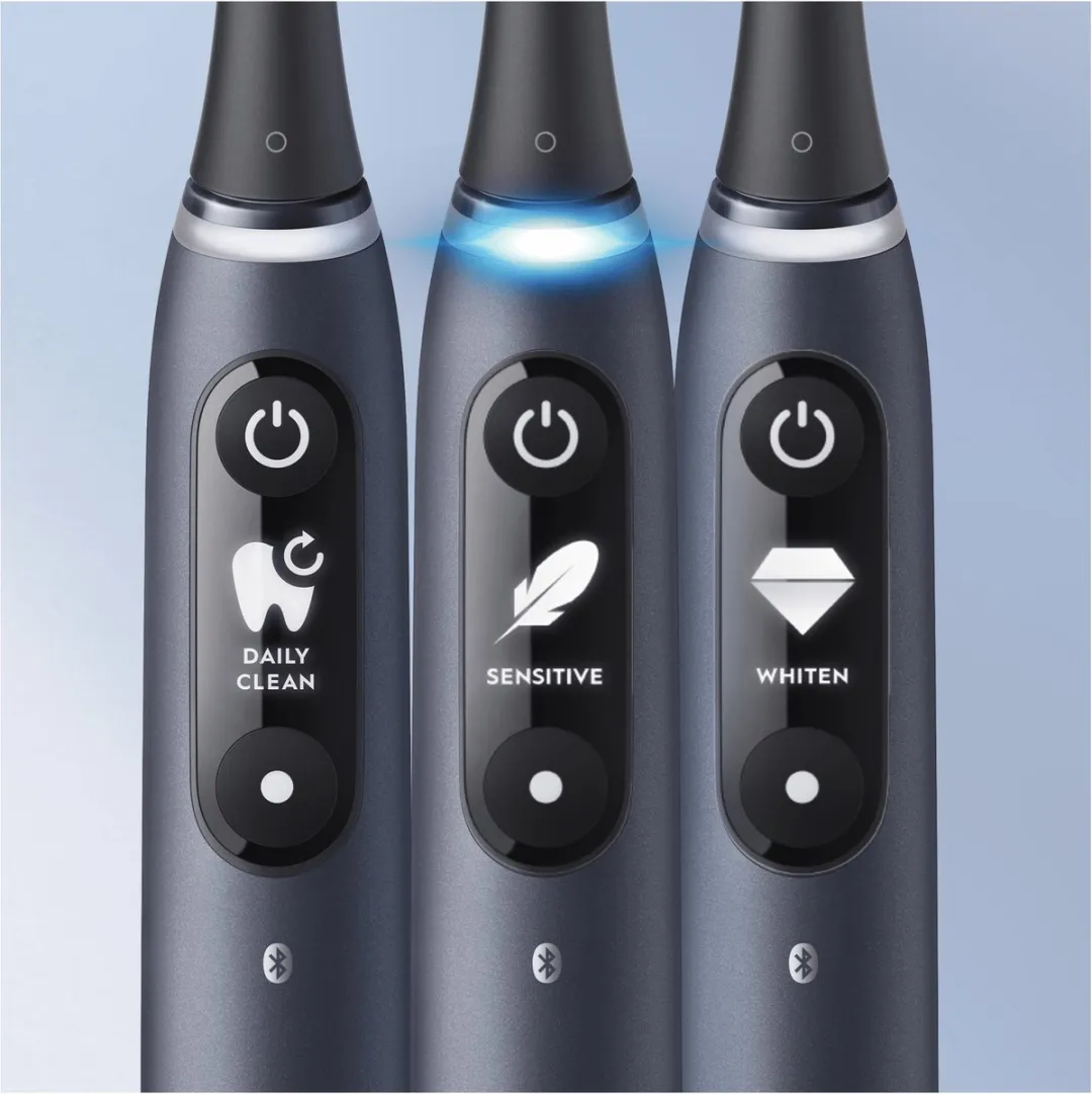 Oral-B iO7 Black Onyx Elektrische Tandenborstel - 2 Opzetborstels