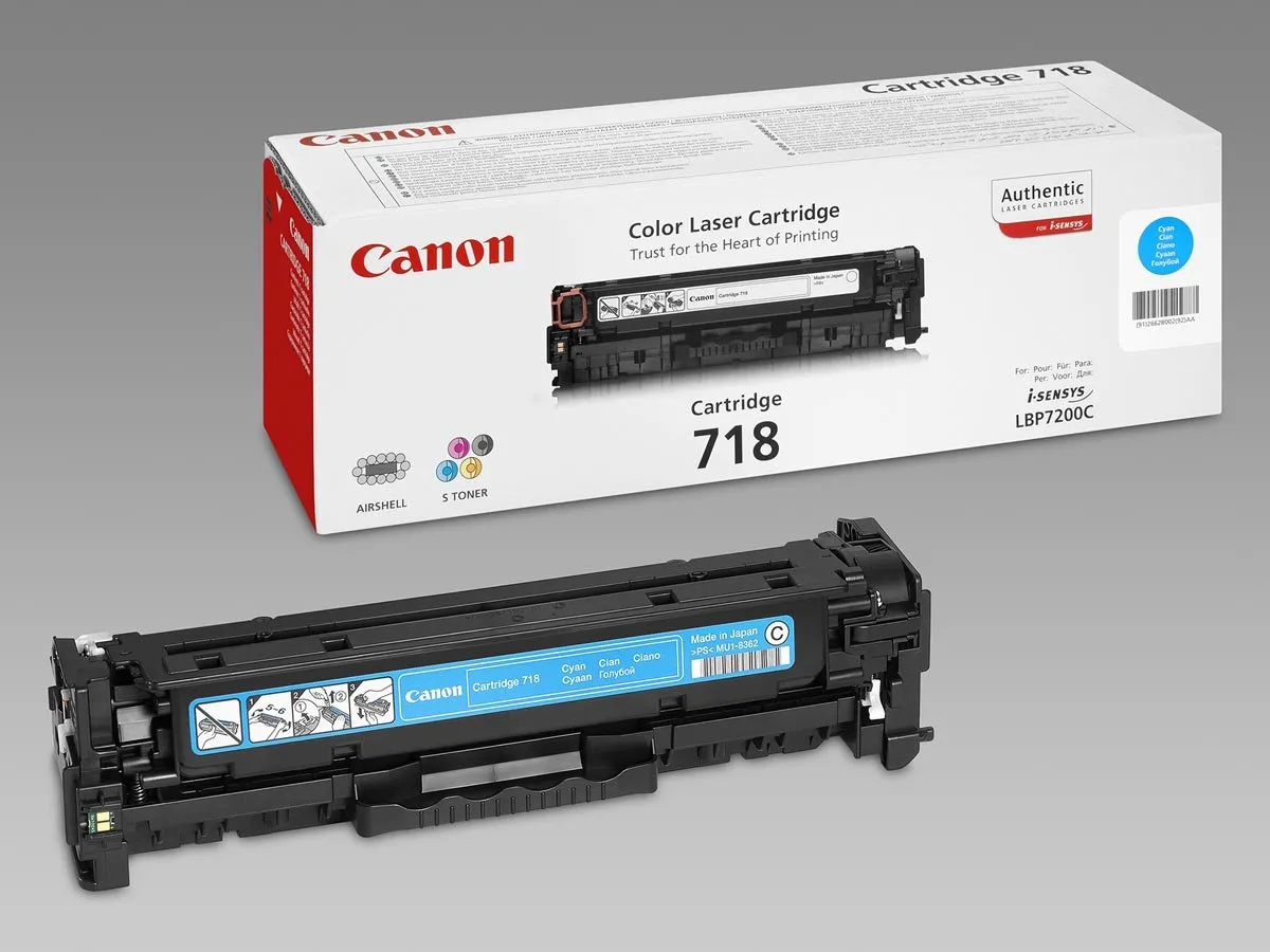 Canon 718 Tonercartridge Cyaan 50048821 - 3400 Pagina's