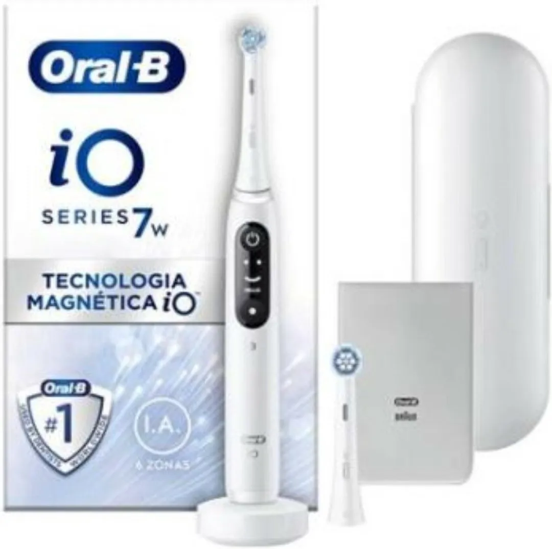 Oral-B iO 7W Elektrische Tandenborstel - Wit - 5 Snelheden