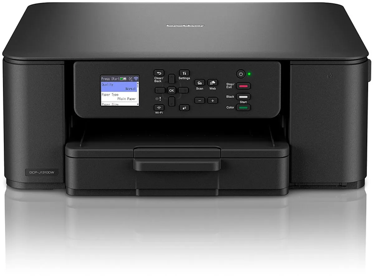 Brother DCP-J1310W Multifunctionele Inkjetprinter - 1200x6000 DPI - 16 ppm - Zwart
