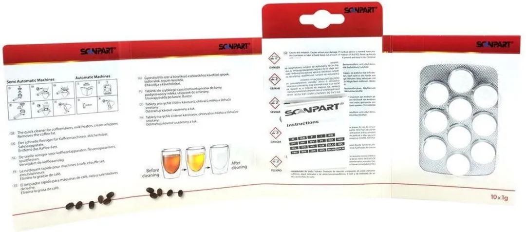 Scanpart Reinigingstabletten Espresso 20 Stuks - 20g