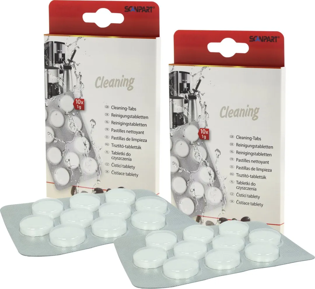 Scanpart Reinigingstabletten Espresso 20 Stuks