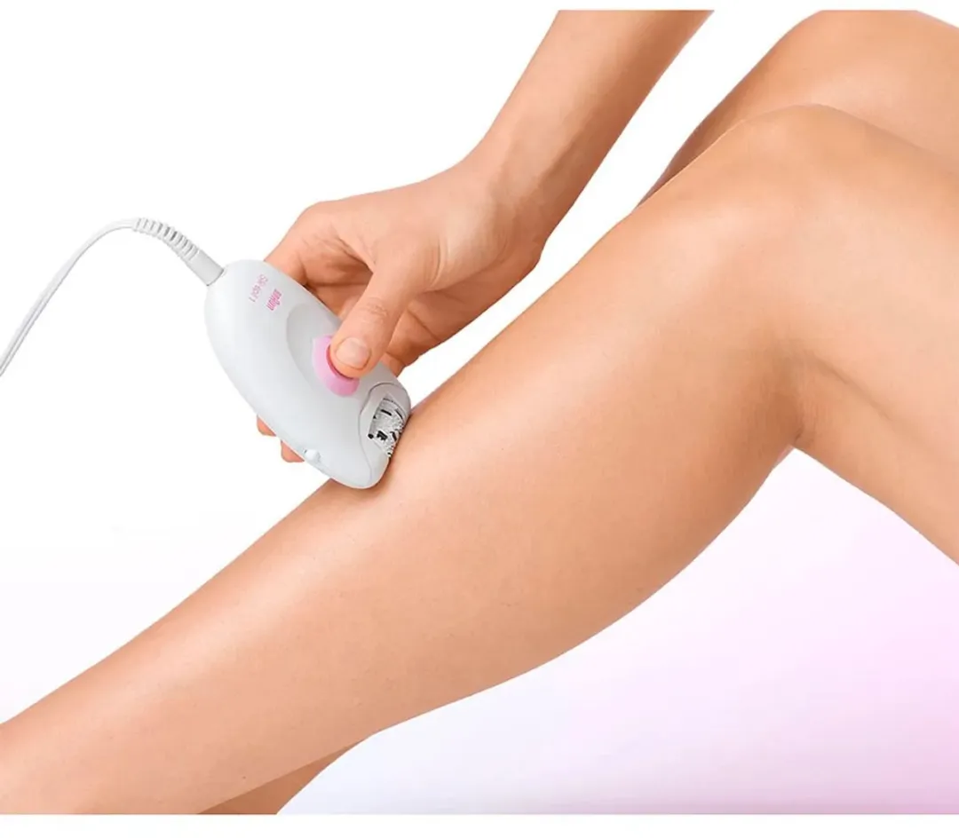 Braun Silk-épil 1 Epilator - Droog scheren - White/Pink