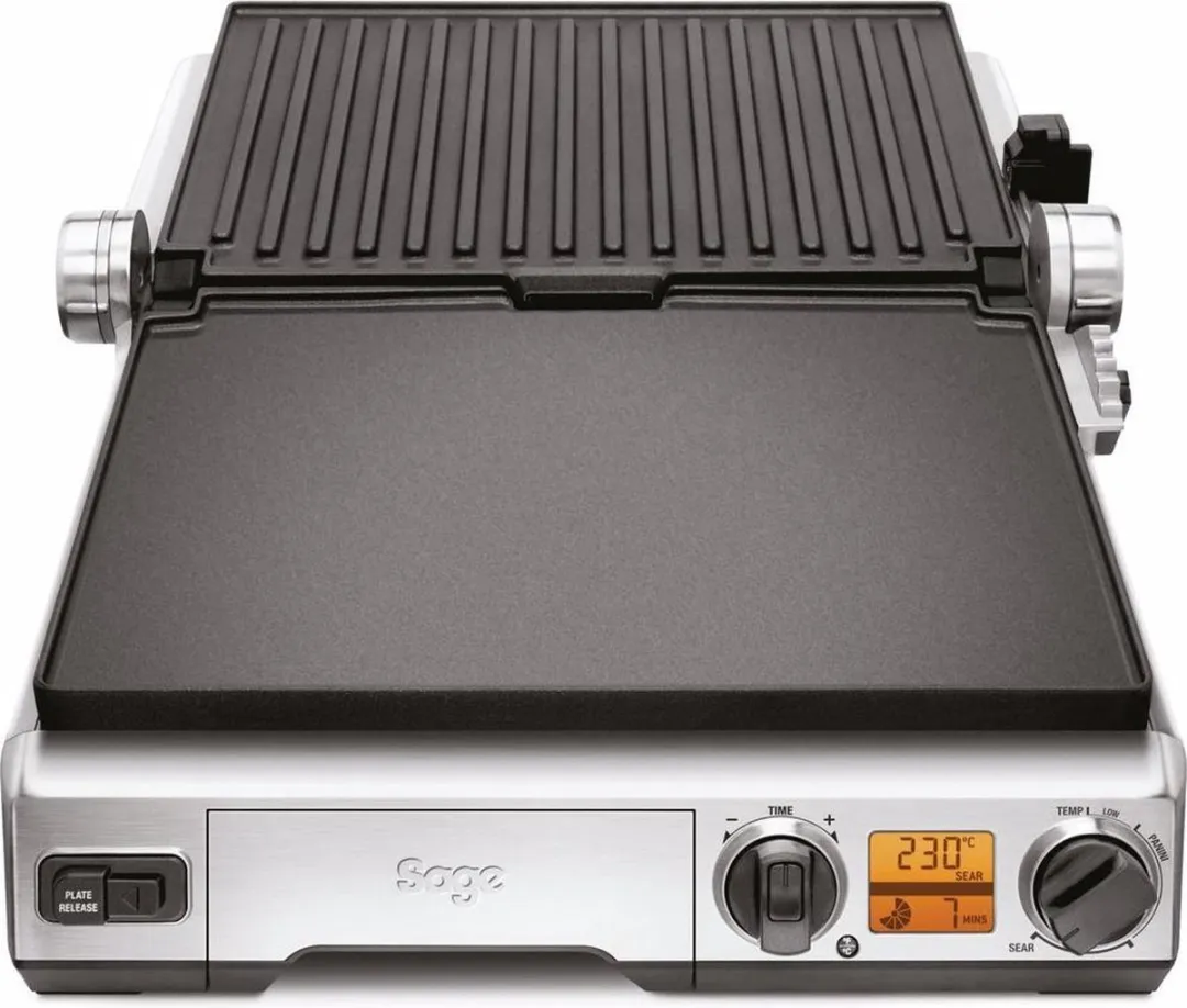 Sage The Smart Grill Pro SGR840BSS4EEU1 Contactgrill - 2400W - Zilver