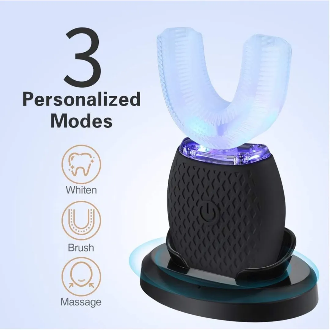 RedParrot Whitening Stand Ultrasone Tandenborstel - Zwart