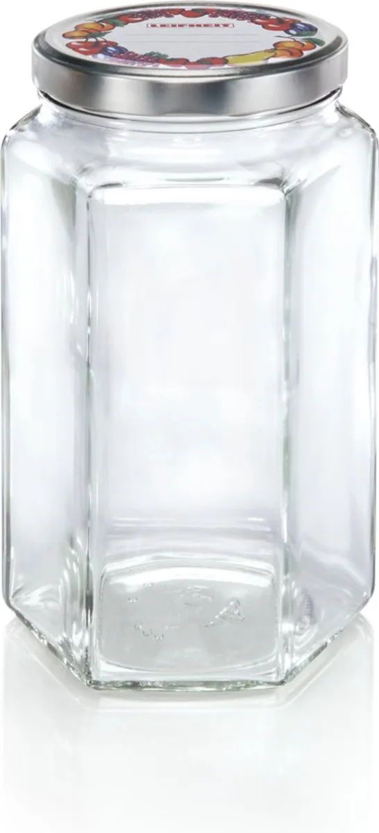 Leifheit 3212 Jampot Zeshoekig 1.7L - Glas