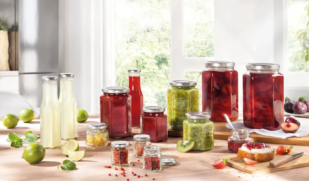 Leifheit 3212 Jampot Zeshoekig 1.7L - Glas