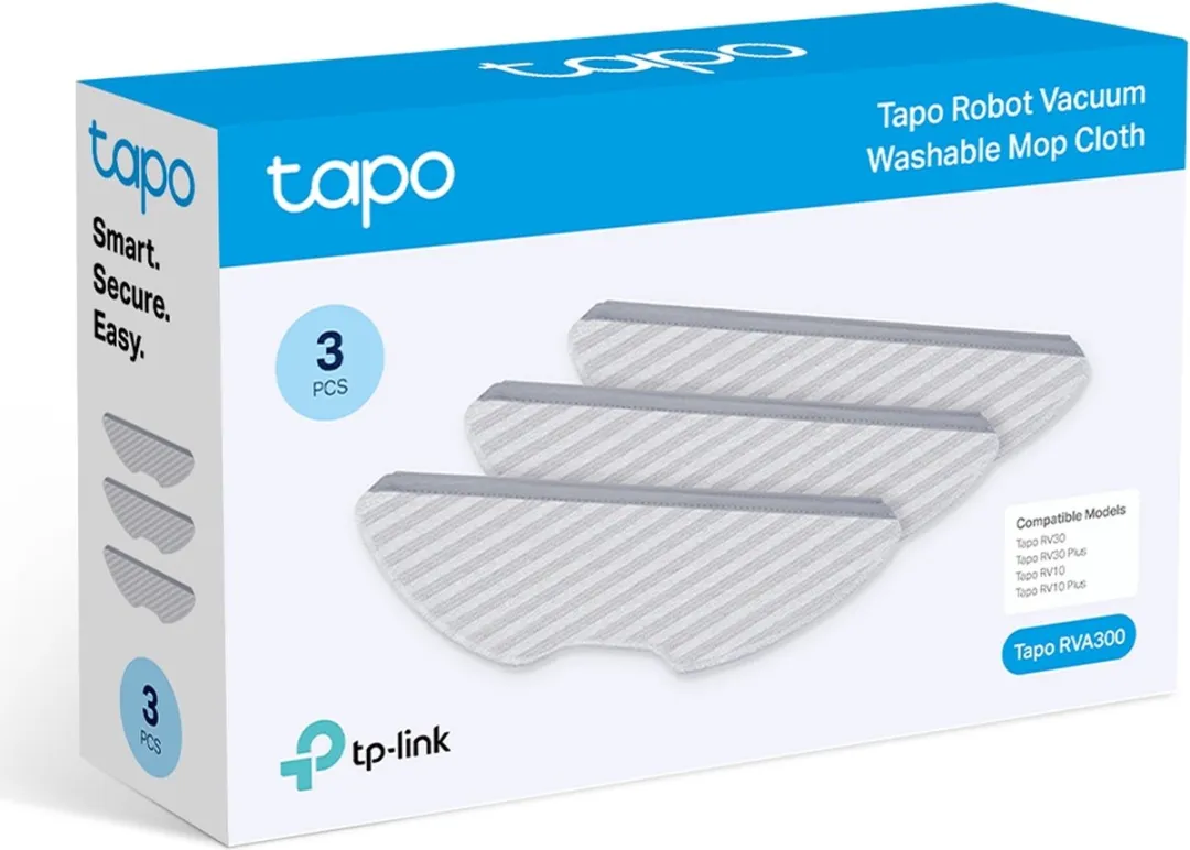 TP-Link Tapo RVA300 Robotstofzuiger Dweildoeken - 3 Stuks