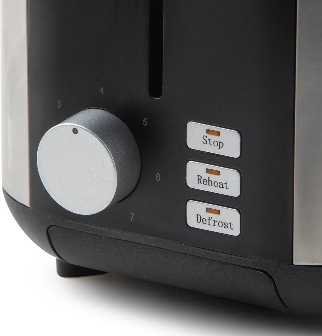 Domo DO967T Broodrooster 1350W - 4 Sneden - Ingebouwd Broodjesrek - afbeelding 6 van 6
