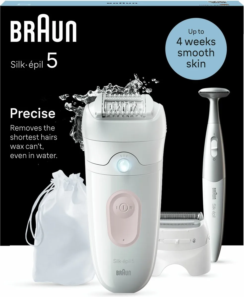 Braun Silk-epil 5-230 Epilator - Roze/Wit
