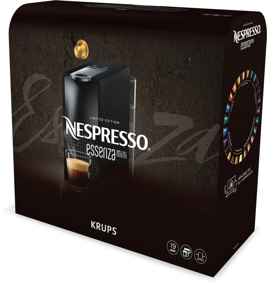 Krups Nespresso Essenza Mini XN110 Koffiecupmachine - Zwart