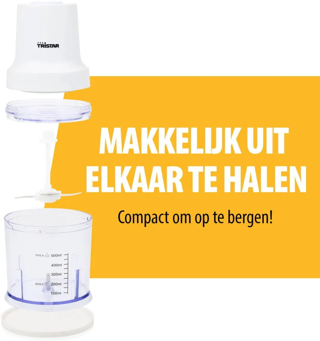 Tristar BL-4023 Hakmolen 400W - Wit