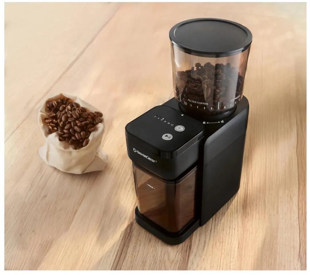 Silvercrest Elektrische Koffiemolen 150W 100ml - Zwart