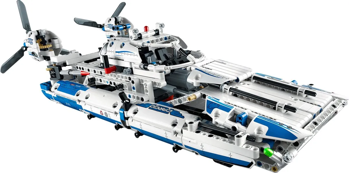 LEGO Technic Vrachtvliegtuig 42025 - 1297 Stukken - Wit/Blauw - afbeelding 5 van 6