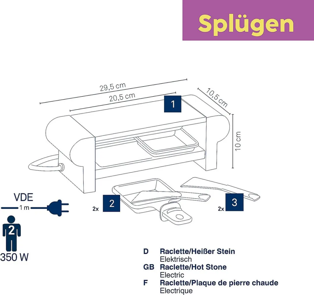 Kela KE-66493 Grillplaat - 350W - 2 Personen - Zwart