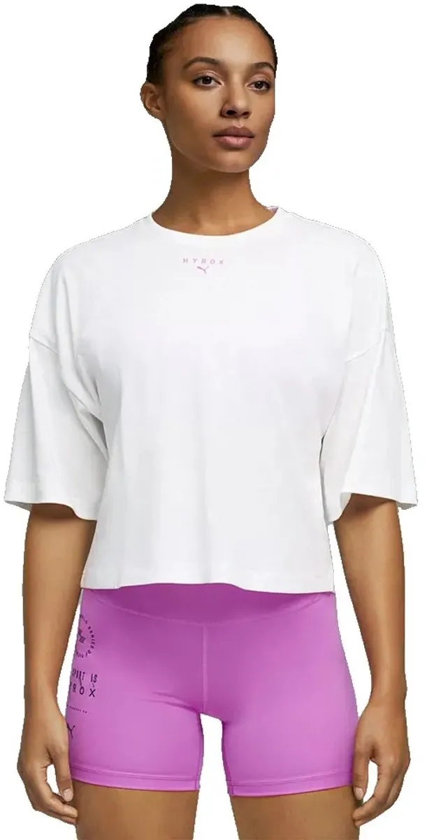 PUMA X Hyrox Lifestyle Cropped T-shirt Wit - L