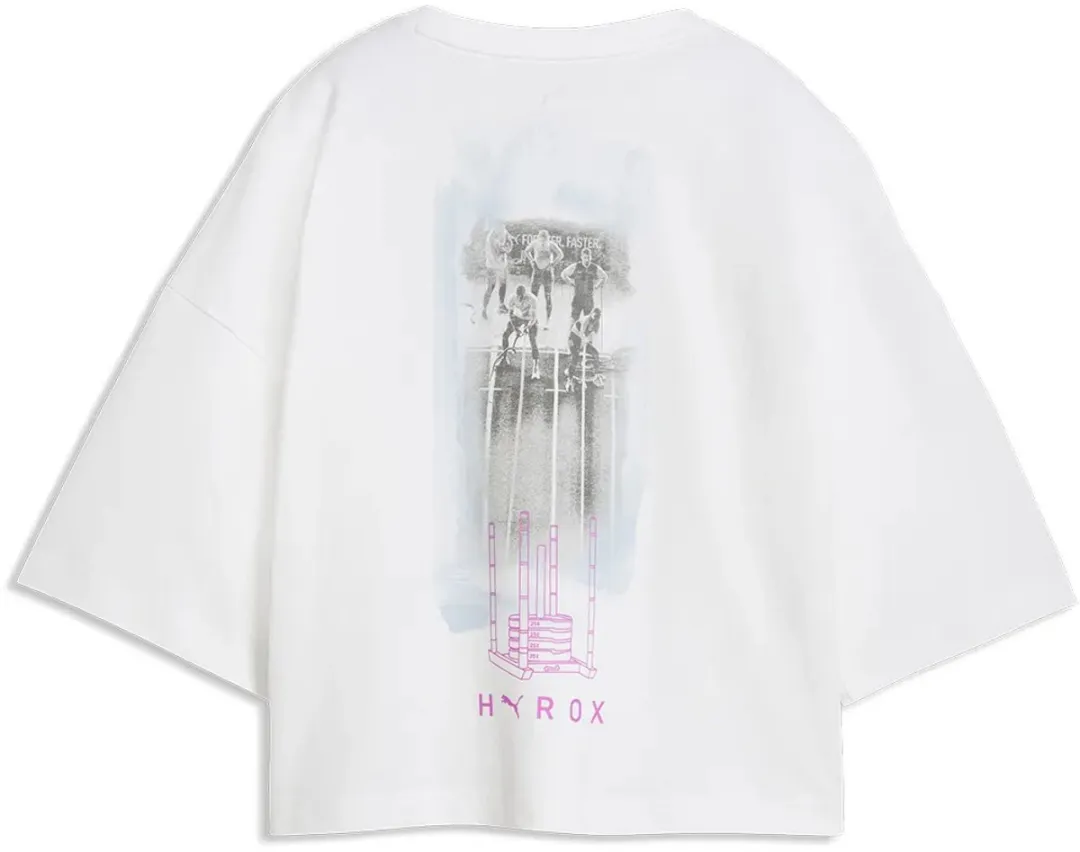 PUMA X Hyrox Lifestyle Cropped T-shirt Wit - L