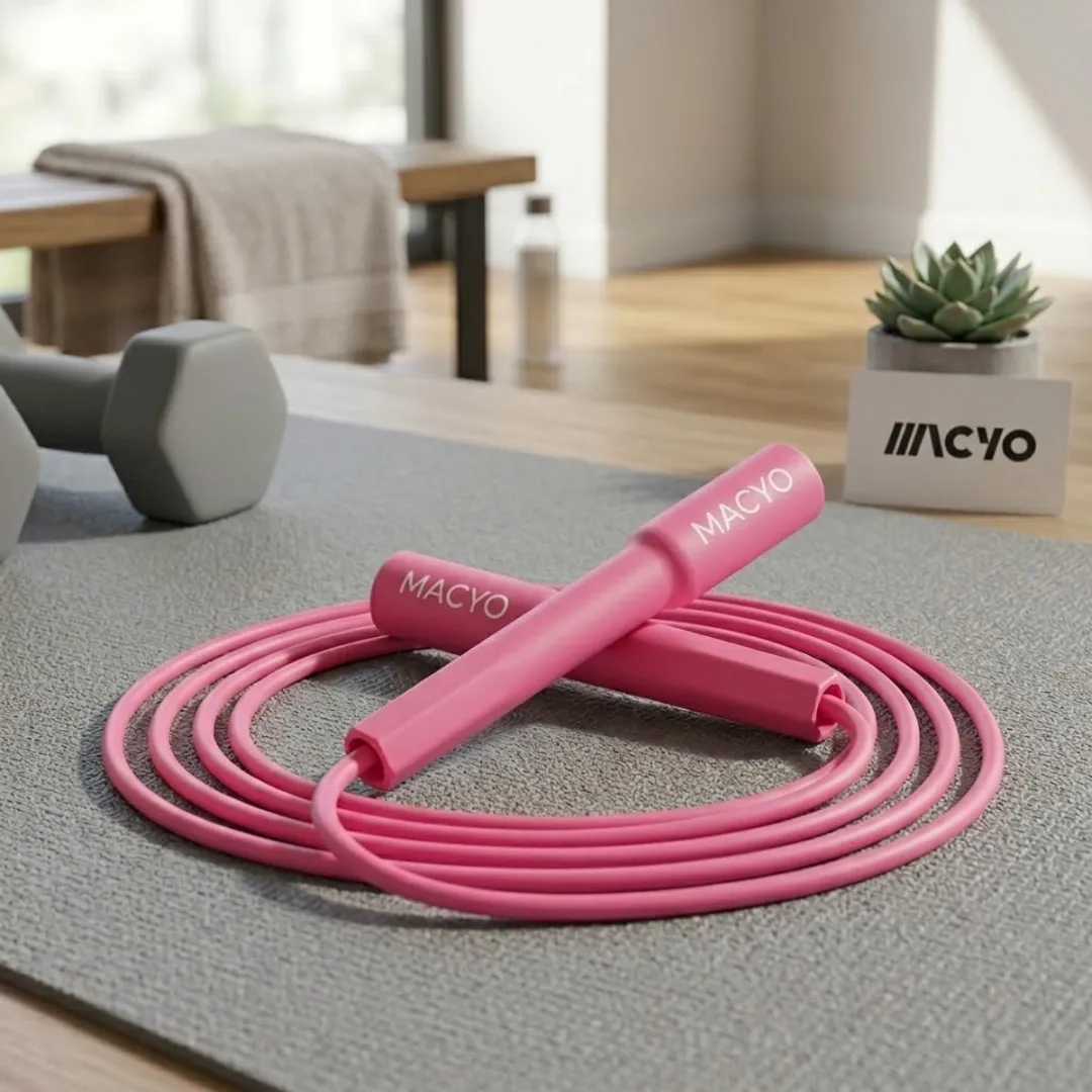 NUVEX Roze Springtouw - Verstelbaar - Cardio Training