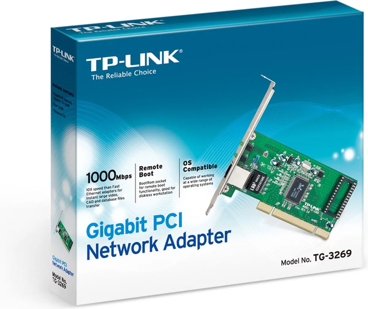 TP-Link TG-3269 Gigabit PCI Adapter - Bl