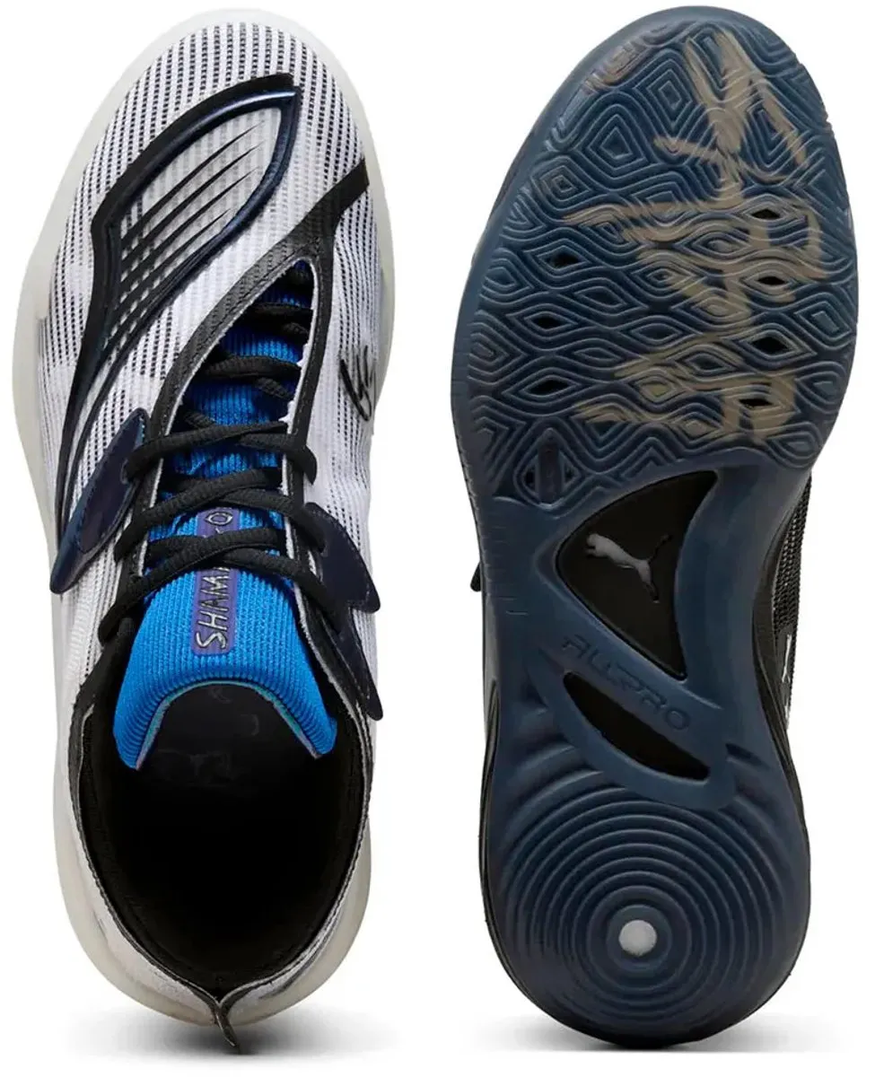 PUMA All-Pro Nitro 2 Shammgod Basketbalschoenen - Wit/Zwart