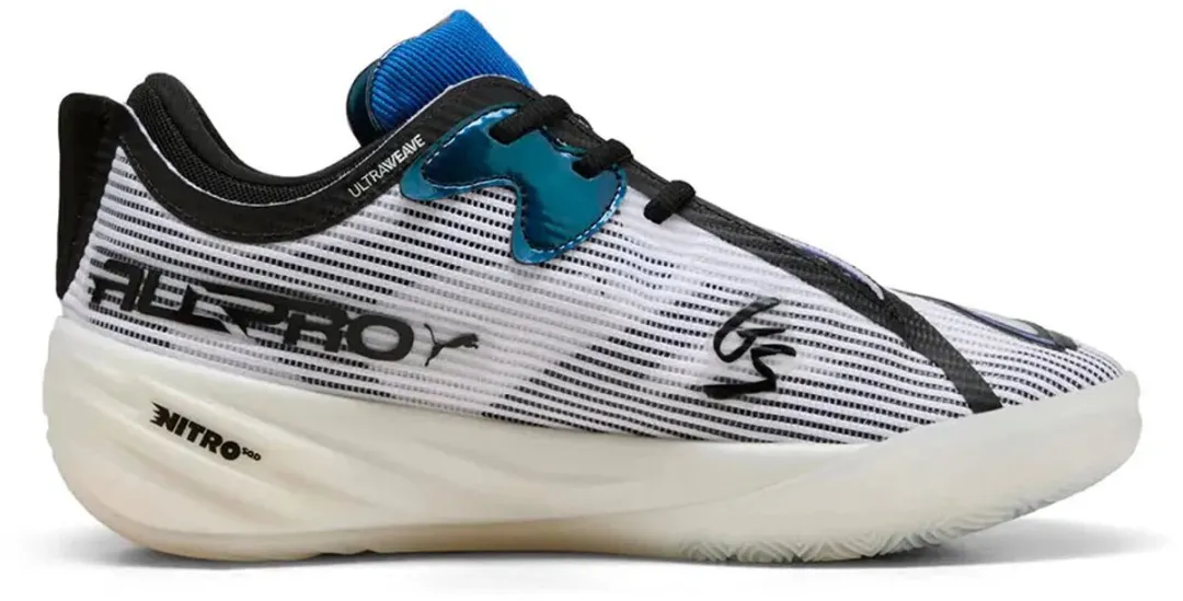 PUMA All-Pro Nitro 2 Shammgod Basketbalschoenen - Wit/Zwart