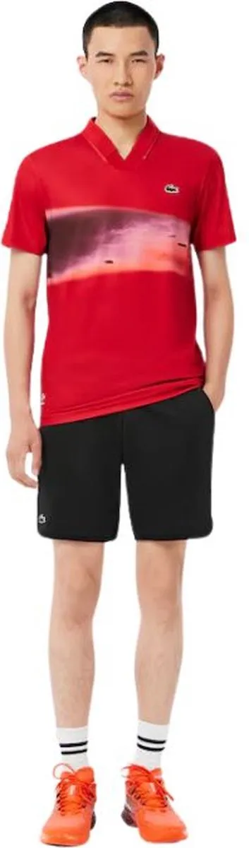 Lacoste Sport Medvedev Korte Broek M - Zwart/Wit