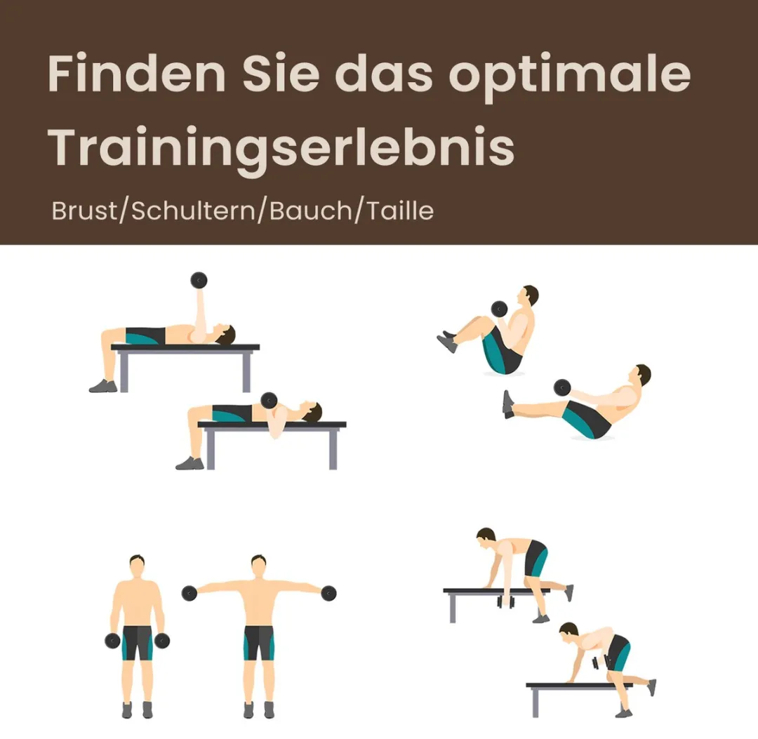 Songmics Dumbbells 2-in-1 2x10kg - Met stalen verbindingsbuis