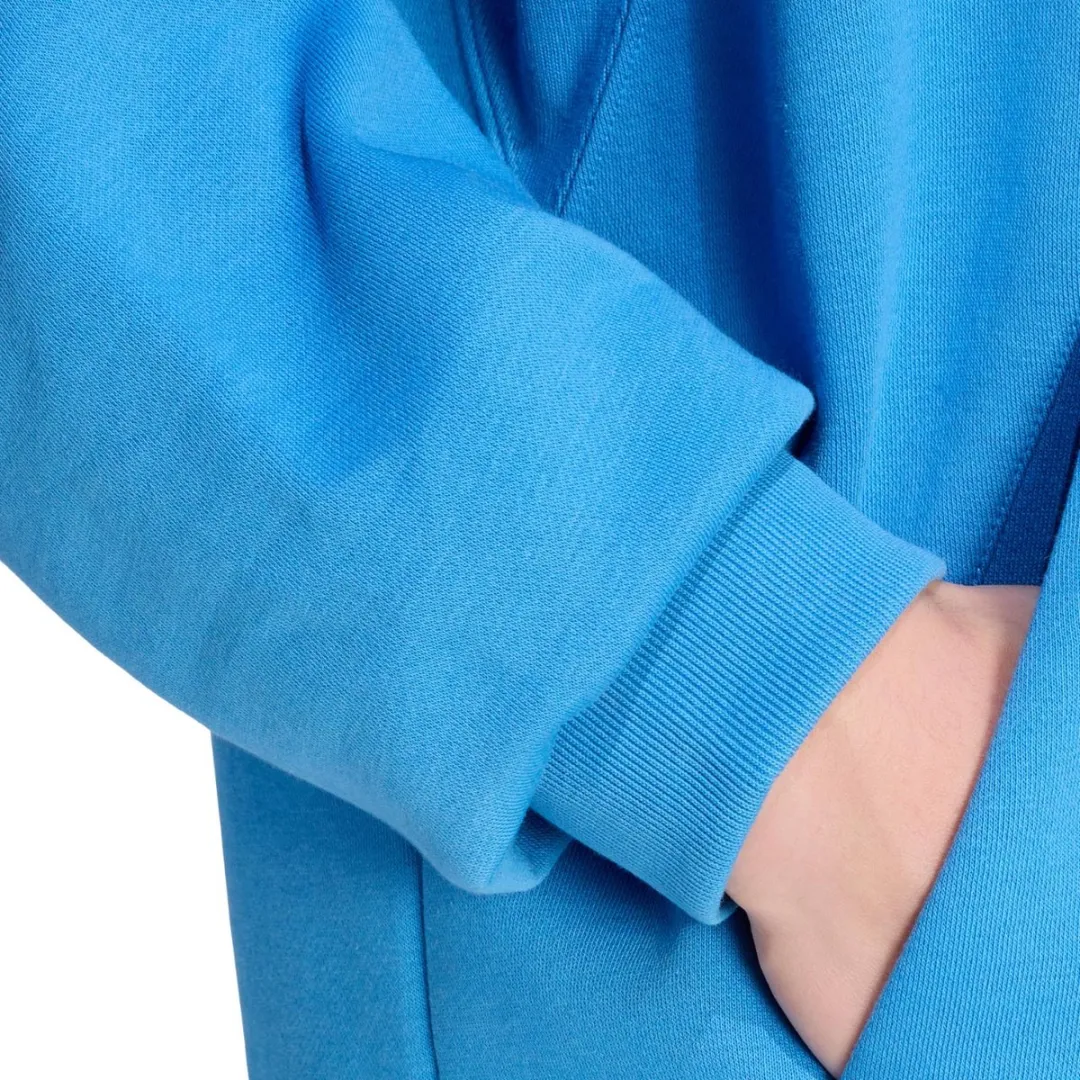 Adidas ALL SZN Fleece Hoodie Heren - Blauw S - afbeelding 6 van 6