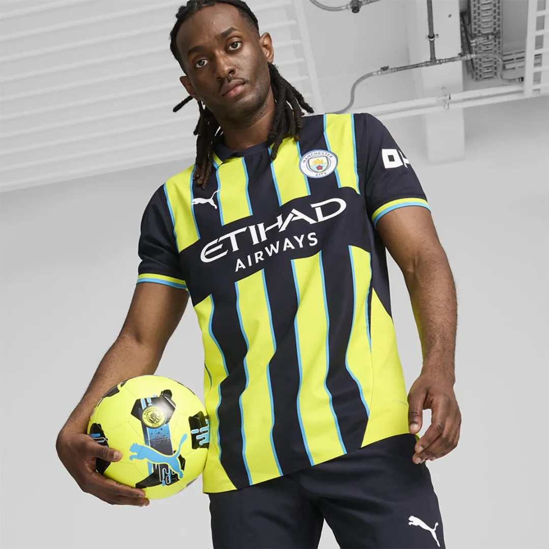 PUMA Manchester City FC Authentic 24/25 T-shirt - Geel M