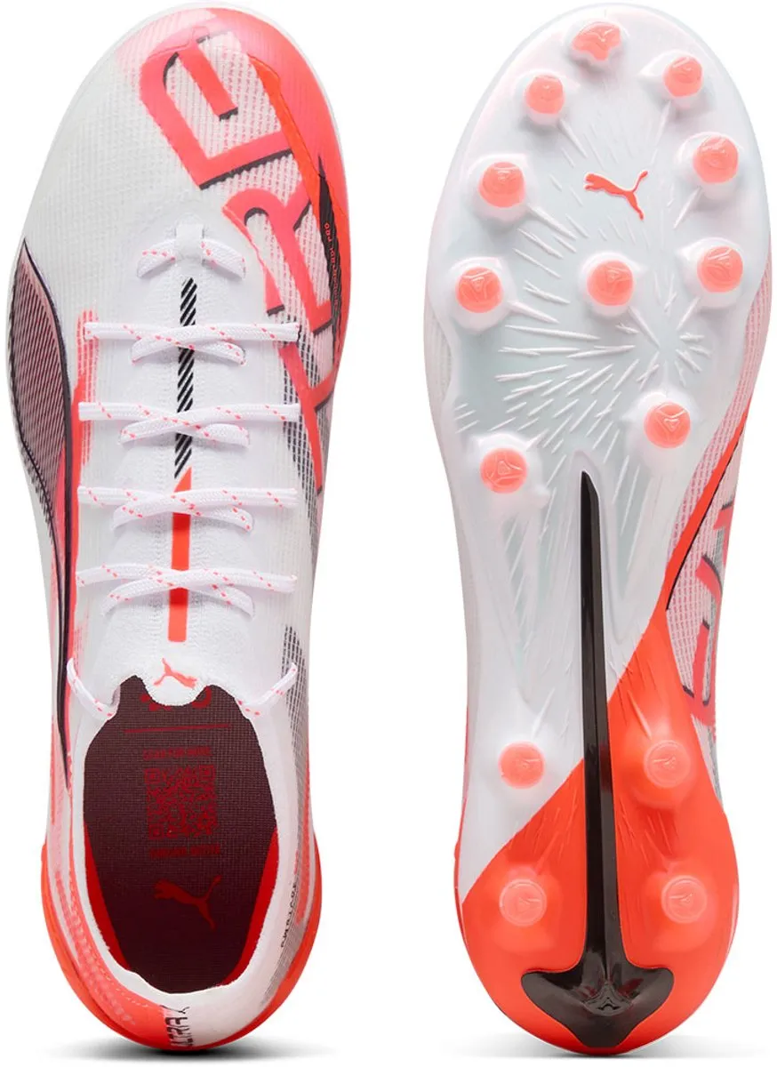 PUMA Ultra 5 Ultimate AG Voetbalschoenen 45 - Wit