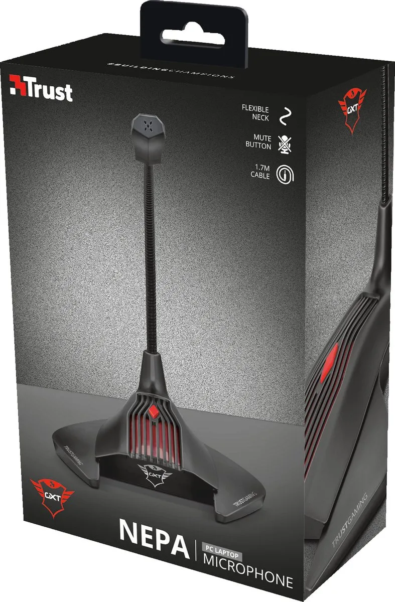 Trust GXT239 Nepa Microfoon - Zwart