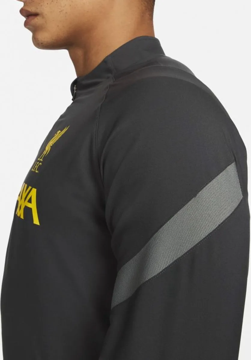 Nike Liverpool FC Strike Trainingspak S - Donkergrijs/Goud